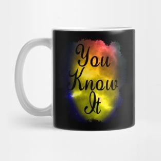 You Know It Funny 80's Design Mug